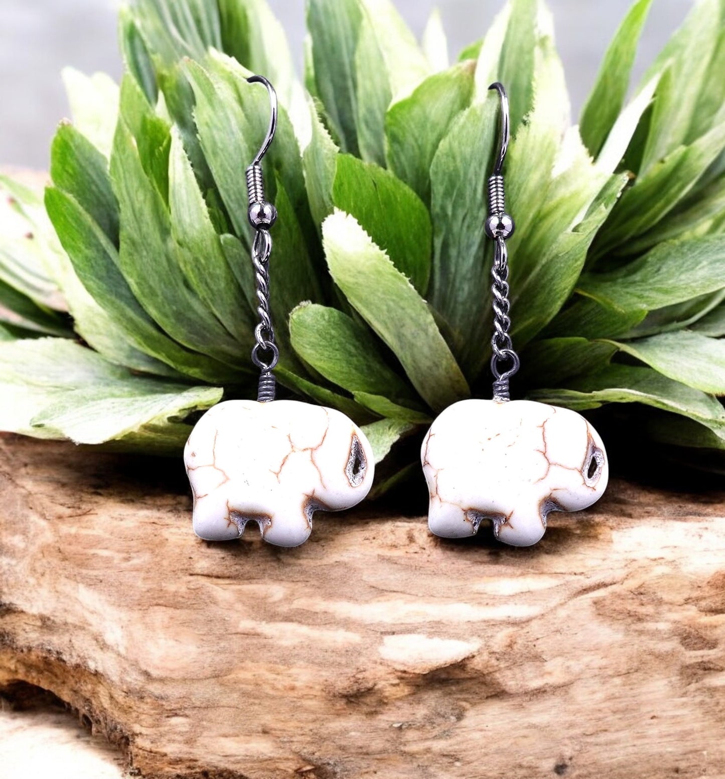 Elephant Charm Earrings