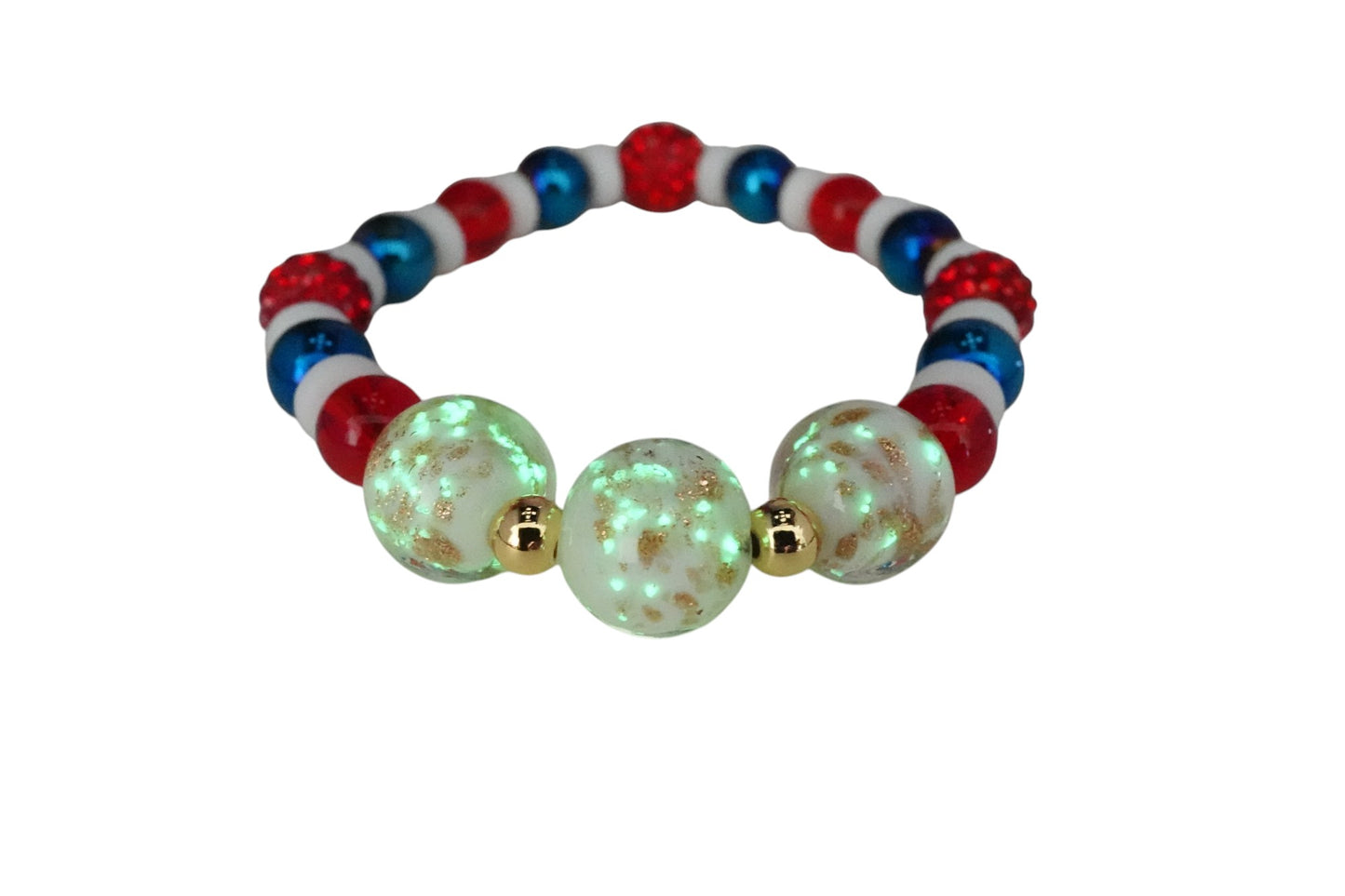 4th of July Firefly Bracelet WHITE