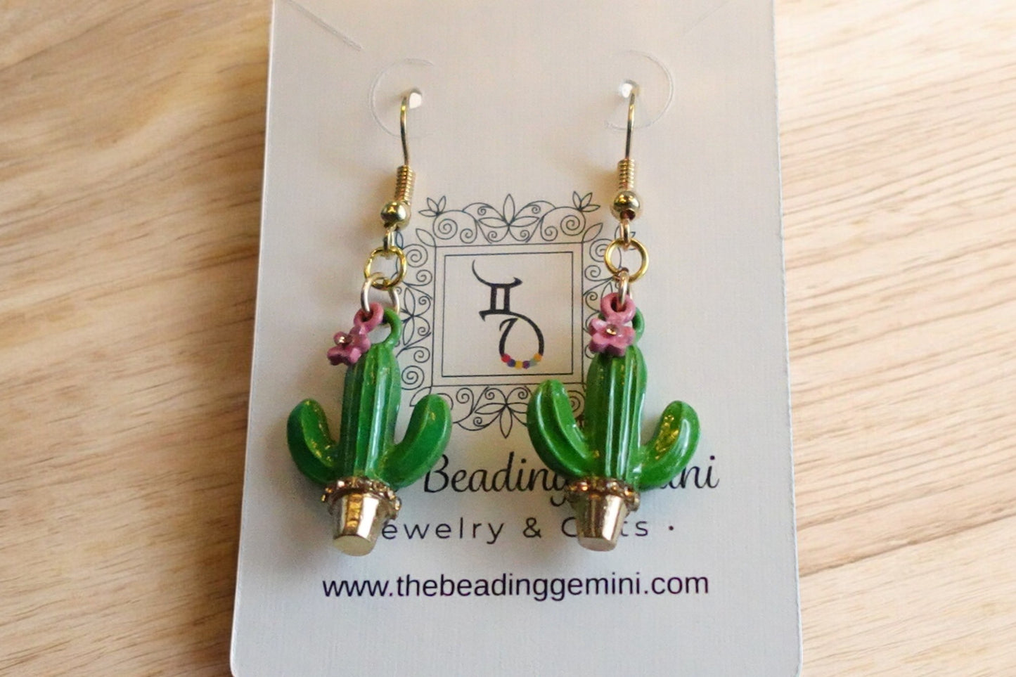 Cactus Charm Earrings