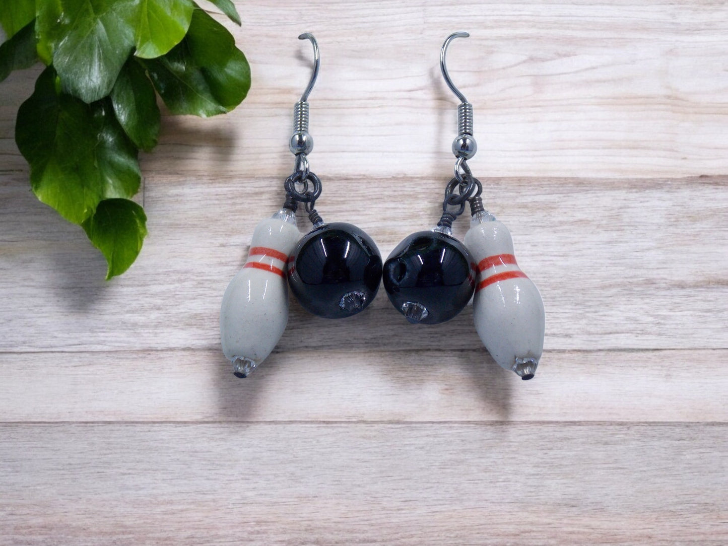 Bowling Ball and Pins Earrings