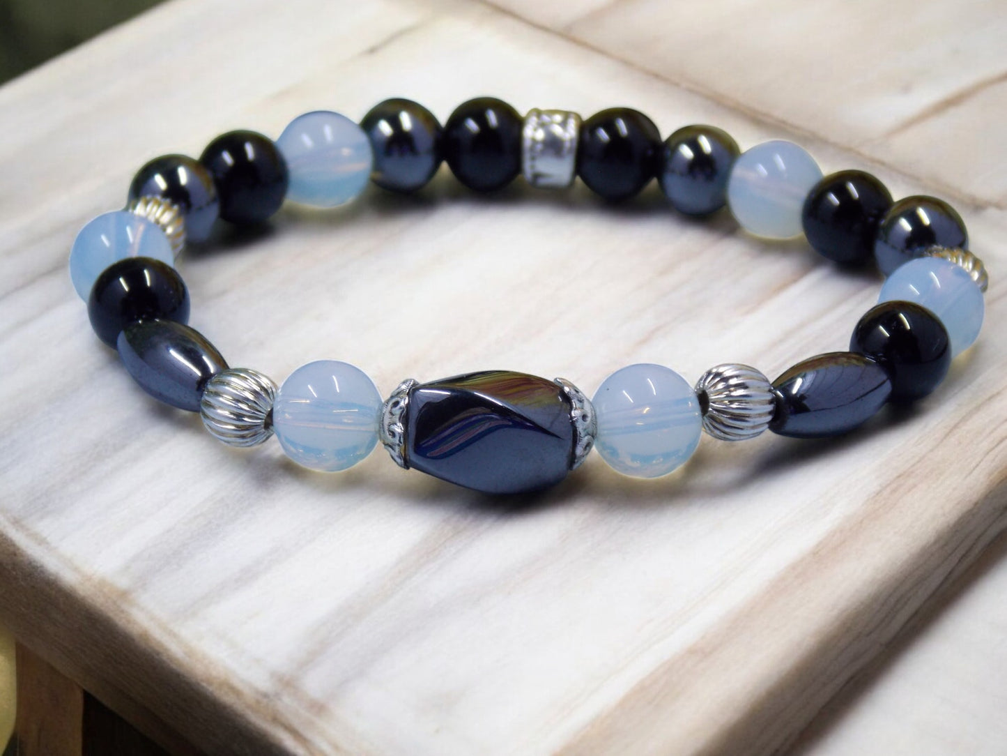 Hematite and Black Onyx