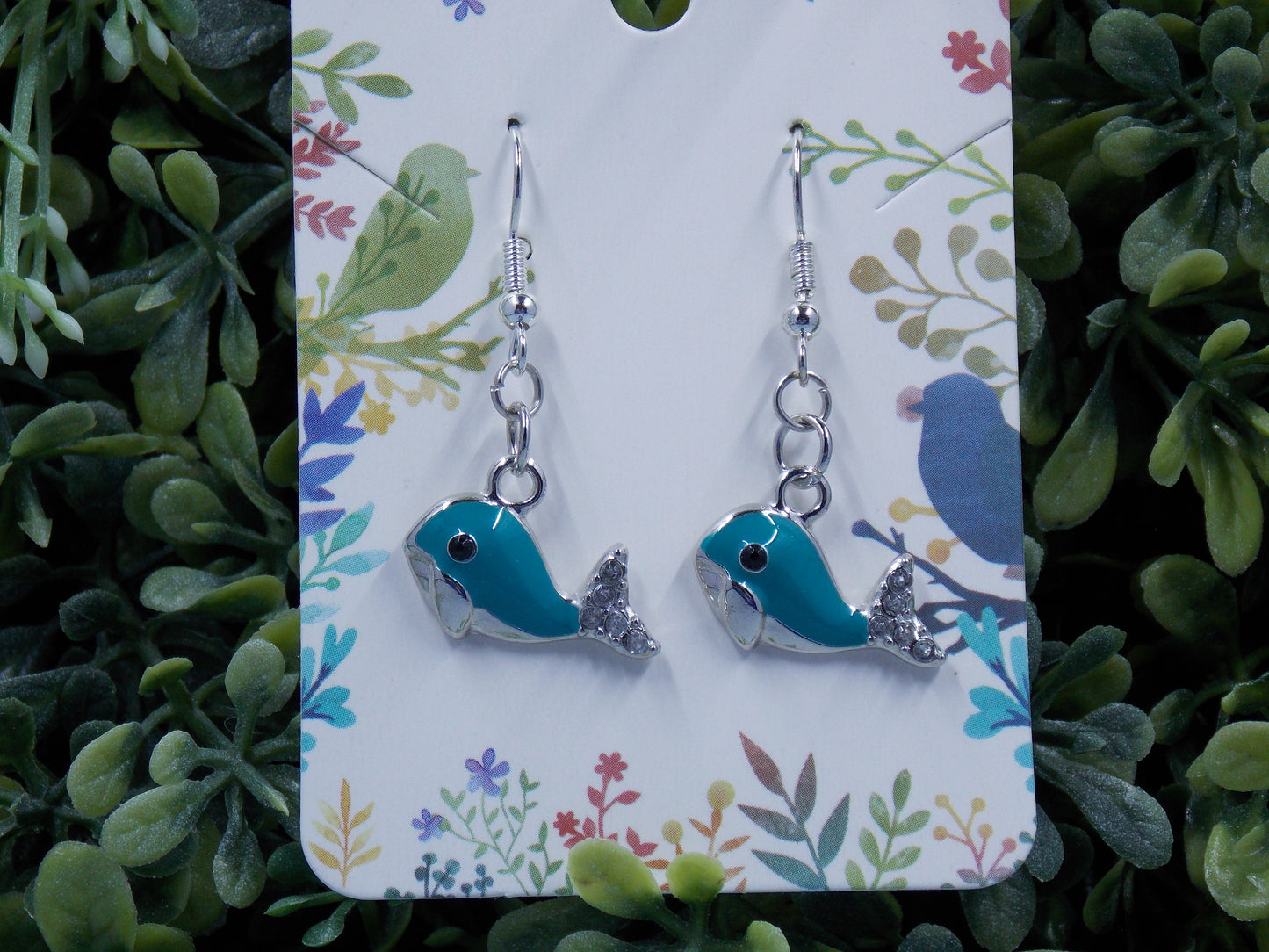 Whale Earrings