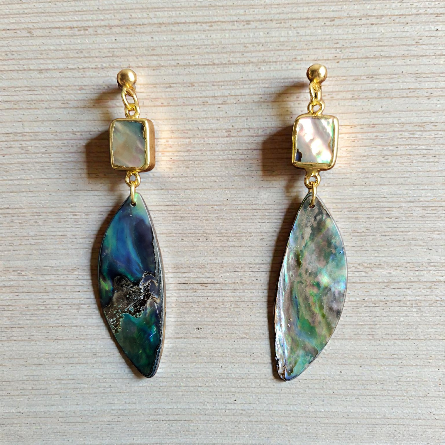 Mother of Pearl Stud Earrings