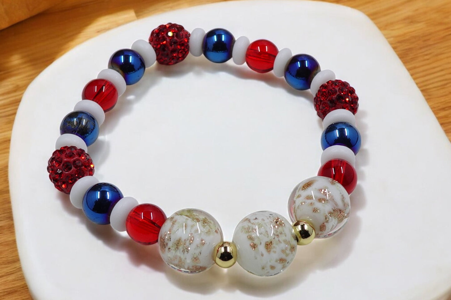 4th of July Firefly Bracelet WHITE
