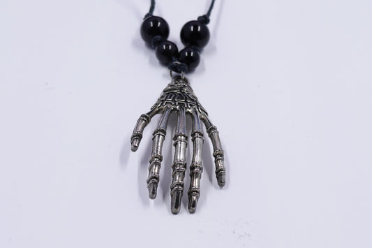 Skeleton Hand Necklace