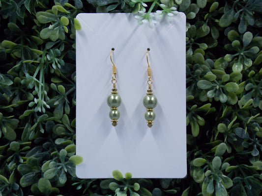 Green Pearl Bangles