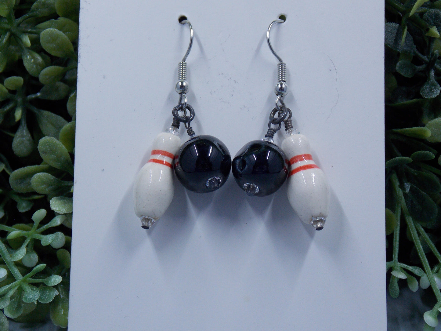Bowling Ball and Pins Earrings