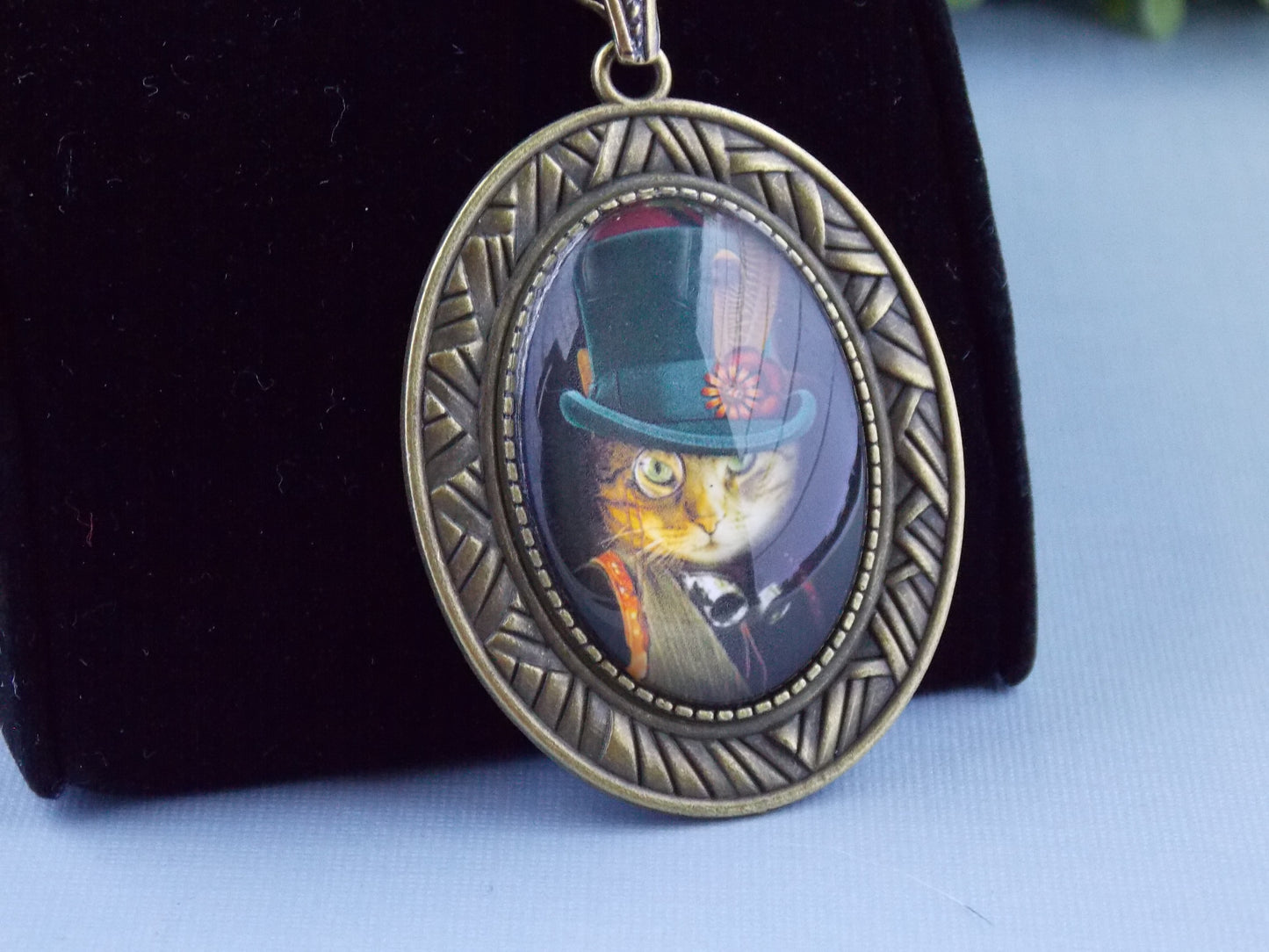Steampunk Cat Necklace