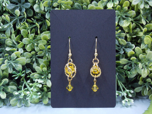 Gold Crystal Bangles